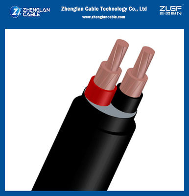 0.6/1KV Low Voltage Copper Xlpe InsulatedPVC sheathed Cables 2Core for IEC 60228, IEC 60502-1 （CU/XLPE/PVC）