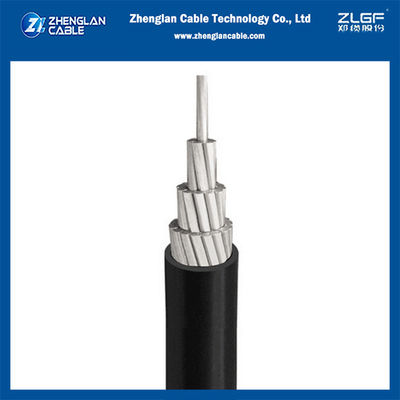 สายเคเบิลที่มีหลังคาครอบ XLPE เหนือศีรษะ สายเคเบิล CCSX 35KV AAAC / SC / XLPE 1X185MM2 EN50397