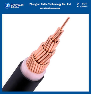 สายเคเบิลทองแดงหุ้มฉนวนพีวีซีหุ้มฉนวน XLPE แกนเดี่ยว 0.6 / 1kV