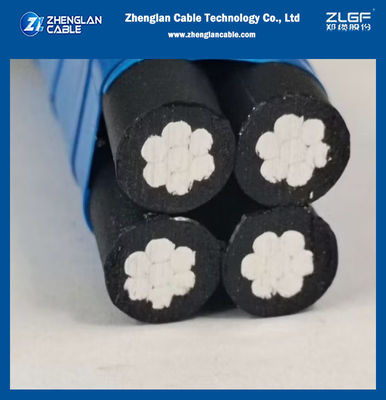 สายนําอลูมิเนียมประกอบด้วยอุปกรณ์ปิดด้านบน 4X16 4X25 4X35 4X50 mm2 4 คอร์ สายไฟฟ้าระดับอากาศความดันต่ํา
