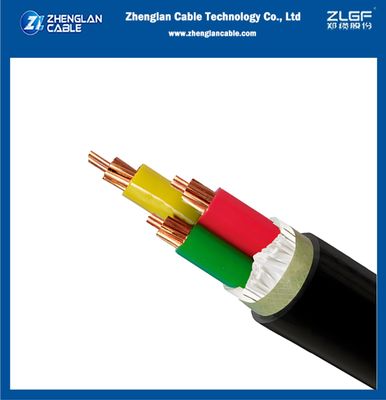 สายเคเบิลทองแดงหุ้มฉนวน XLPE แบบไม่มีเกราะ แรงดันต่ำ 0.6/1kv 3x95mm2 IEC60502-1 CU/XLPE/PVC