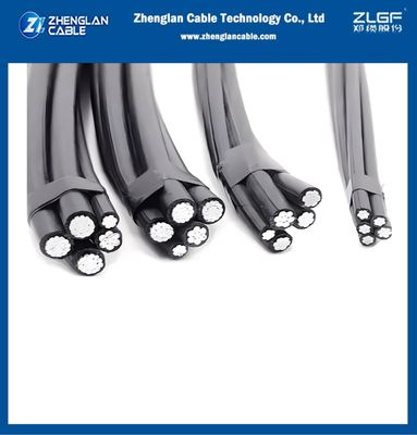ABC LV 0.6/1kv 3x25+16+25mm2 อลูมิเนียมนํา / อัลลูมิเนียมสกัดนํา + xlpe InsulationIEC60502-1