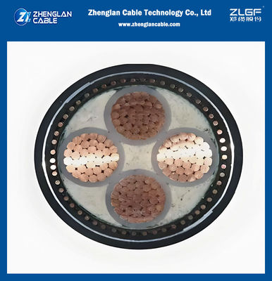4 หลัก สายไฟฟ้า 95mm2 CU / AL โครงการประกอบความโดดเดี่ยว PVC / XLPE วอลเตจเรตติ้ง 0.6 / 1kV และ 1.9/ 3.3kV ด้วย PVC ประกอบความโดดเดี่ยว