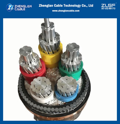 สายไฟ NA2XRY YJLV32 0.6/1KV LV CU/AL ฉนวน XLPE หุ้ม PVC แบบมีเกราะ 3 แกน ขนาด 95 ตร.มม.