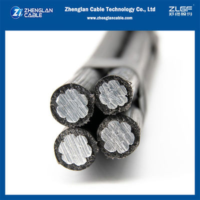 สายเคเบิล ABC 1KV 3x50+1x35 มม.2 แกนอลูมิเนียม หุ้มฉนวน XLPE อะลูมิเนียมอัลลอยด์ หุ้มฉนวน XLPE NTP 370.254