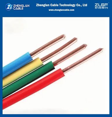 สายไฟอาคาร H07V-U ฉนวน PVC ทองแดงแกนเดี่ยว 450/750V CU/PVC 10 ตร.มม. IEC 60227-1