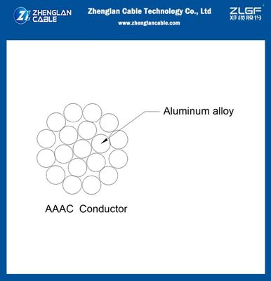 AAAC YEW ขัดขวางขัดขวาง All Aluminum Alloy AAAC 479mm2 37/4.06mm BS3242