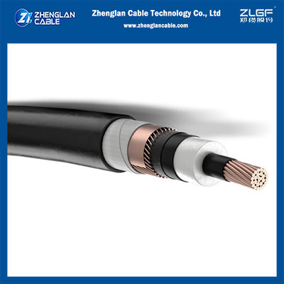 20.8/36kV Single Core XLPE แอลูมิเนียมเคเบิลแยกสําหรับการใช้งานใต้ดิน 1x95/16mm2 NA2X(F) 2Y