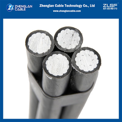 1KV Overhead Insulated Cable XLPE แอร์เฮดไอโซเลท แคบเลนด์แอร์เรียล 4x16mm2 NFC33-209 จากโรงงาน
