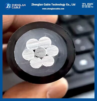 15KV 25KV 35KV XLPE ปรับประกัน HDPE หมอบ ACSR คอนดักเตอร์สายไม้คลุมสายเคเบิลกับมาตรฐาน ICEA S-121-733
