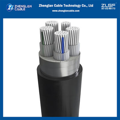1KV 4x50+25mm2 STA สายเคเบิลอลูมิเนียมหุ้มเกราะ XLPE หุ้มฉนวน PVC IEC60502-1