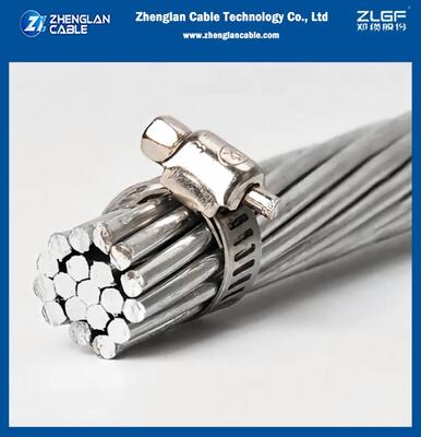 1/0 AWG ACSR RAVEN ข้างบนแบบศูนย์ AL: 6/3.37 ST: 1/3.37 ข้างบนแบบอัลลูมิเนียมเสริมเหล็ก