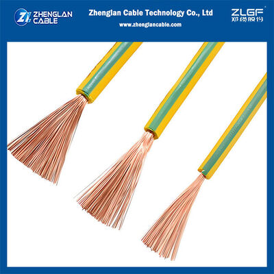 H07V-K (NYAF) 450/750V 1x10mm2 class 5 copper Extra Flexible Single Core PVC Wire for PLC Panel Internal Link 
