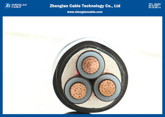 18/30KV 3 Core Cu Cable, IEC 60502 MV Power Cable (Unarmed) (CU/PVC/XLPE/STA/NYBY/N2XBY)