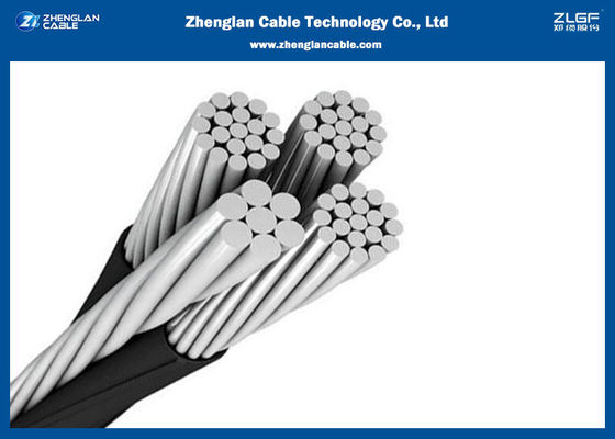 Aluminum Conductor XLPE Insulated IEC Aerial Bundle Cable LV overhead insulated cable AAC/XLPE Phase Cable AAAC Neutral