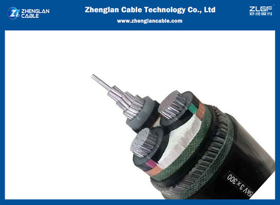 19/33kv 3x120mm2 SWA แอลูมิเนียมเคเบิ้ลเกราะ MV Underground Cable BS 6622/BS 7835/IEC 60502/VDE 0276