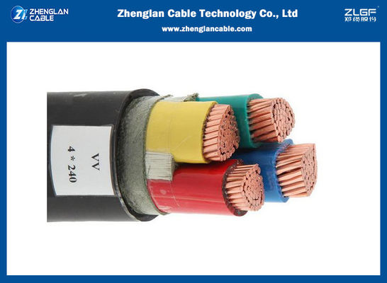 1kv NYY 4 คอร์ออลูมิเนียมเคเบิลไม่ปรับรัด 4x35sqmm ตาม VDE0276, IEC60502-1